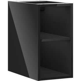 MEXEN - Box-A otevřená skříňka s policí 25, černá lesk 91AX2-0250-470-0-70