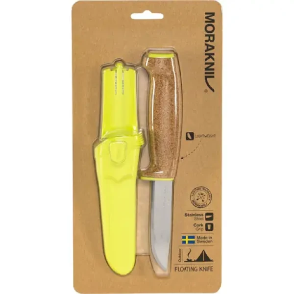Morakniv Floating Knife hnědá / Outdoor nůž / nerezová ocel / čepel 9.7 cm / plastové pouzdro / plovoucí / doprodej (13686)