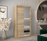 Šatní skříň Abi Y2 Barva korpusu: Bílá, Rozměry: 120 cm, Dveře: Dub artisan