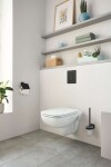 GROHE - QuickFix Start Cube Držák toaletního papíru s krytem, matná černá 411022430