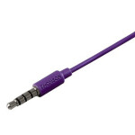 Thomson sluchátka s mikrofonem EAR3005 fialová / silikonové špunty (132482-T)