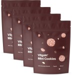 Vilgain Mini Cookies BIO – 4× mandle s hořkou čokoládou 100 g