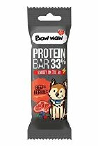 Bow wow poch. Proteinová tyčinka Hovězí&Lesní ovoce32g