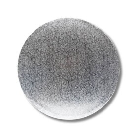 Podložka pod dort PEVNÁ Cake Star stříbrná vzor Grape kruh 40 cm 16" (1 ks)