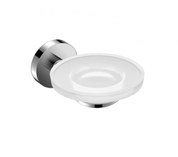 JIKA - Mio Style Mýdlenka s držákem, sklo/chrom H3832F10040001