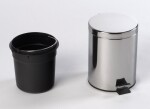 AQUALINE - SIMPLE LINE odpadkový koš kulatý 5l, nerez lesk 27105