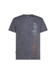 ICEBREAKER Mens Mer 125 Cool-Lite Sphe SS Tee IB Vert, Midnight Navy Hthr (vzorek) velikost: M