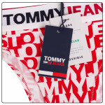 Tommy Hilfiger Jeans Tanga UW0UW0355609U Červená/bílá