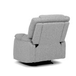 Relaxační křeslo, šedá látka, TV-4088 SIL2