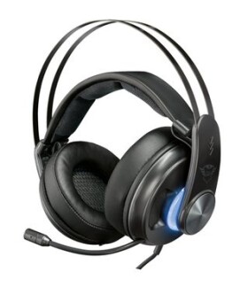Trust GXT 383 Dion 7.1 Bass Vibration Headset černá / Sluchátka s mikrofonem / 7.1 / SPDIF / USB (22055-T)