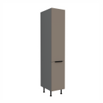 Vysoká potravinová skříňka Aria ANT 40 DK-210 2F Barva korpusu: Antracit, Barva dvířek: TA - Sandgrau AFM