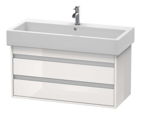 DURAVIT - Ketho Umyvadlová skříňka 48x95x44 cm, 2 zásuvky, lesklá bílá KT663802222