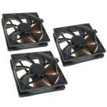 Noiseblocker BlackSilent Pro Fan PL2 černá 3ks / 120mm / 20 dB @ 1400 RPM / 56.5 CFM / 3-Pin (LUBU-030)