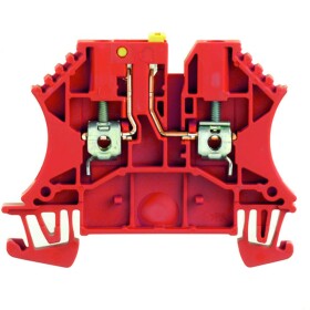 Weidmüller 1950680000 zkušební oddělovací řadová svorka šroubovací červená 100 ks