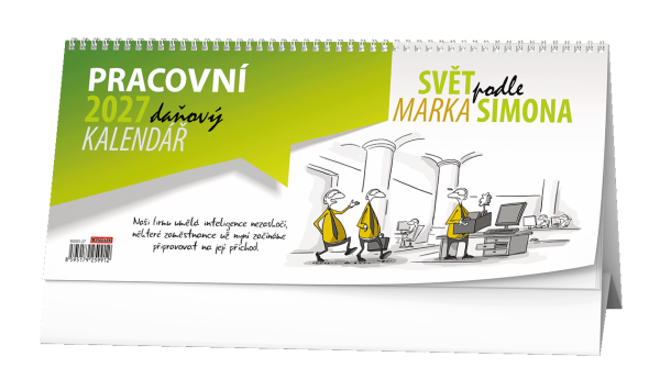 Stolní kalendář 2027 Baloušek Pracovní daňový - Svět podle Marka Simona