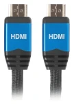 Lanberg CA-HDMI-20CU-0018-BL černá / Kabel HDMI na HDMI / 1 m / HDMI 2.0 / 4K / 144 Hz / ARC (CA-HDMI-20CU-0010-BL)