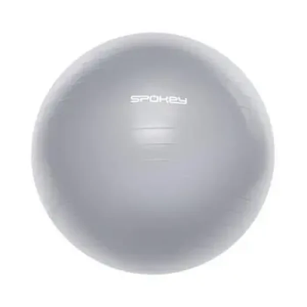 Spokey FITBALL III šedá / Gymnastický míč / 55 cm / pumpička v balení (5902693210207)