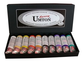 Souprava mistrovských temperových barev Umton 10x16 ml
