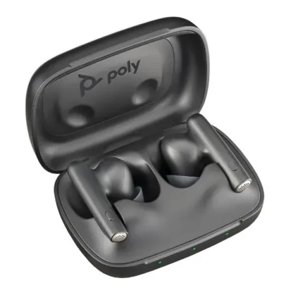 Poly Voyager Free 60 UC černá / bezdrátová sluchátka do uší / mikrofon / BT 5.3 / USB-C / IP54 / ANC (220756-02)
