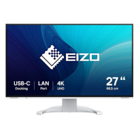 EIZO MT 27" EV2740X-WT FlexScan, IPS, 3840x2160, 350nit, 2000:1, 14ms, DisplayPort, 2xHDMI, USB-C, USB, Repro, Bílý EDF_899022