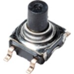 C & K Switches U811J85W3GE223 tlačítko 120 V, 28 V/DC 1 A 1x zap/(zap) červená (š x v) 15.24 mm x 12.70 mm 1 ks Bulk