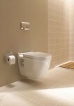 DURAVIT - Starck 3 Závěsné WC, s HygieneGlaze, bílá 2215092000