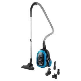 SENCOR SVC 1035TQ 3AAA modrá / Bezsáčkový vysavač / 750 W / 1 l / 75 dB / 10m rádius (8590669297085)