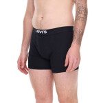 Pánské bavlněné boxerky Boxers 3-Pack černé - Levi's L