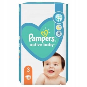 Pampers Active Baby S3 54ks, 6-10kg