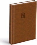 Diář 2027 D801 PU tmavě hnědý
