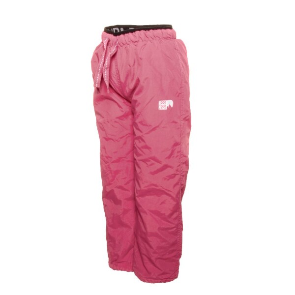 Kalhoty sportovní podšité fleezem outdoorové, Pidilidi, PD1075-16, vínová - 104 | 4roky