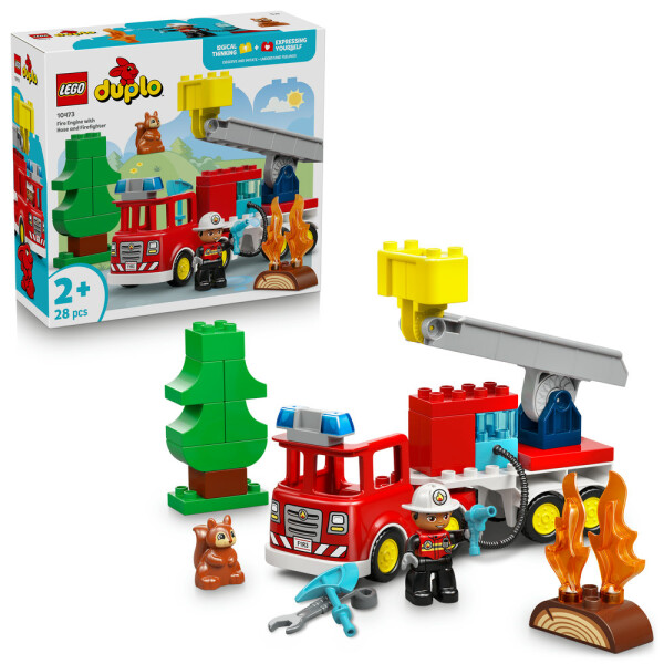 LEGO LEGO® DUPLO® 10473 Hasičské auto s hadicí a hasičem