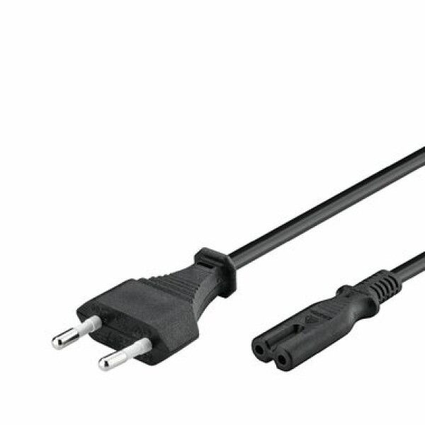 Goobay 50084 napájecí síťový kabel Euro zástrčka - IEC C7 1.5 m černá (4040849500848)