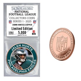 Mince Philadelphia Eagles NFL Collectors Coins Series 1 Jalen Hurts