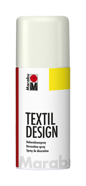 Barva na textil ve spreji Marabu Textil Design spray 150 ml - bílá 070
