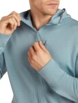 ICEBREAKER Mens Mer 260 Quantum IV LS Zip Hoodie, Flint Blue velikost: L