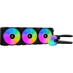 Fractal Design Lumen S36 v2 RGB černá / 3x 120mm / 33.2 dB @ 2000 RPM / 56 CFM / ARGB / AMD + Intel (FD-W-L1-S3612)