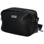 Jednoduchá malá dámská koženková crossbody Abalo, černá