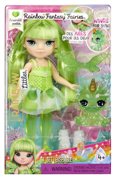 Rainbow High Malá sestřička víla - Emerald (Green) - MGA