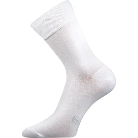 LONKA Ponožky pánské společenské DASILVER s ionty stříbra BÍLÉ (3 páry) 39-42 111642
