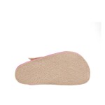 Barefoot dívčí přezůvky Pegres, BF01 textil, růžová - 28