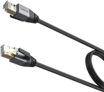 Unitek Cat.8 S/FTP černá 1,5 m / Patch kabel / RJ-45 (C18149AGY03-1.5M)