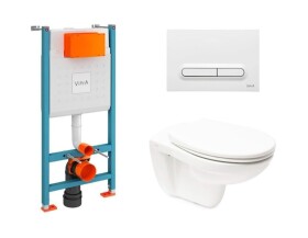 Závěsný WC set do lehkých stěn / předstěnová Vitra Normus SIKOVSW1 SIKOVSW1