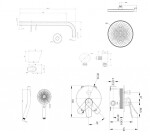 Kielle - Nefia Baterie pod omítku pro 2 spotřebiče, s příslušenstvím a s tělesem, chrom 20627SP30