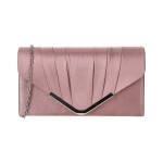 Elegantní dámské psaníčko Michelle Moon Illa, růžové