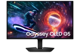 27" Samsung Odyssey OLED G5 G50SF černá / Herní monitor / OLED / QHD 2560×1440 / 180Hz / 0,03ms / HDMI + DP (LS27FG506SUXEN)