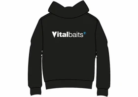 Vitalbaits Hoody modrá XXL / Mikina s kapucí / 70 % bavlna 30 % polyester