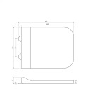 OMNIRES - FONTANA WC sedátko Soft Close bílá lesk /BP/ FONTANADEBP