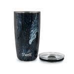 Kitchen Craft Termohrnek Azurite Marble 530 ml, modrá barva, kov