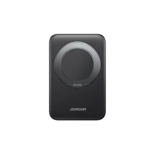 Joyroom JR-PBM12 černá / Powerbanka / 10000mAh / 22.5W / 1x USB-A + 1x USB-C + bezdrátové nabíjení / stojánek (6956116740320)